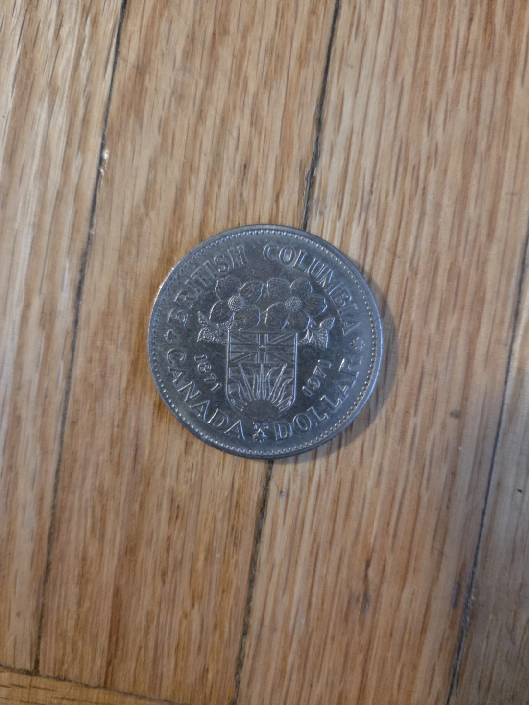 1971 British Columbia Commemorative Dollar - photo 2