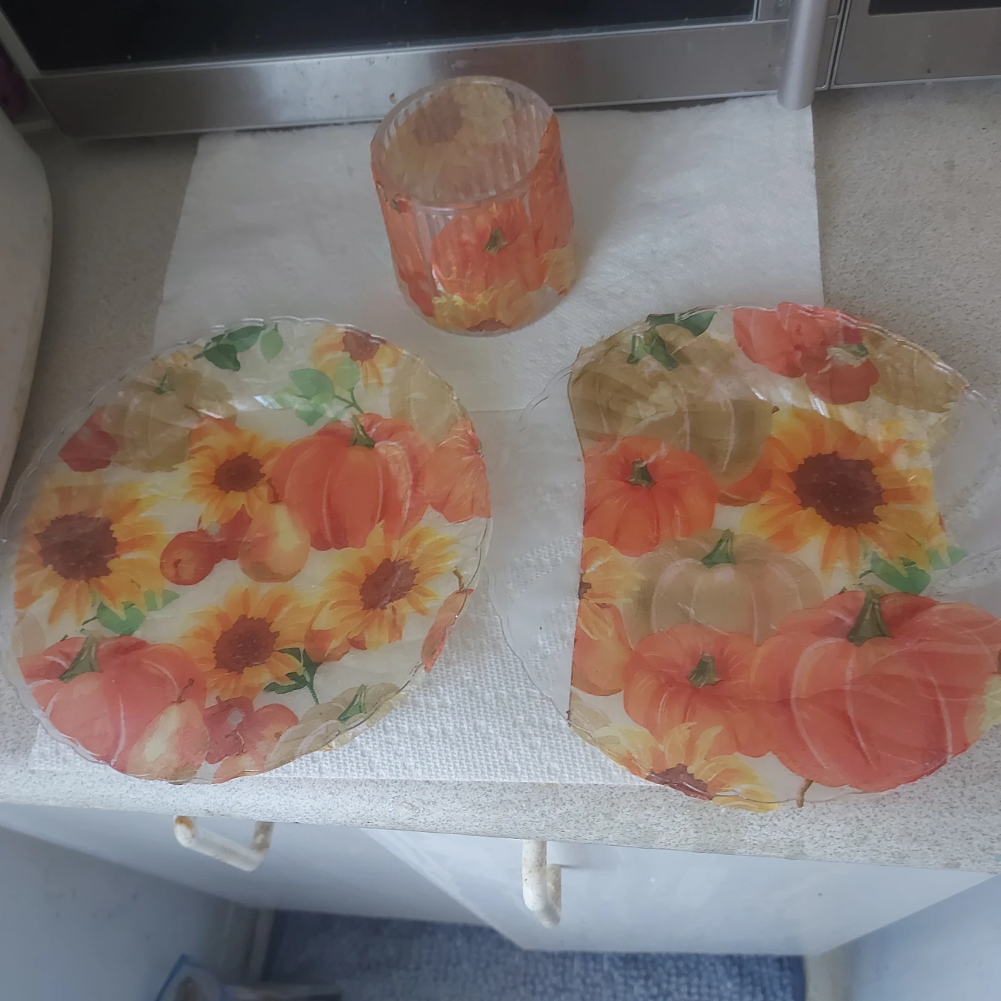 Autumn Themed Glass Set