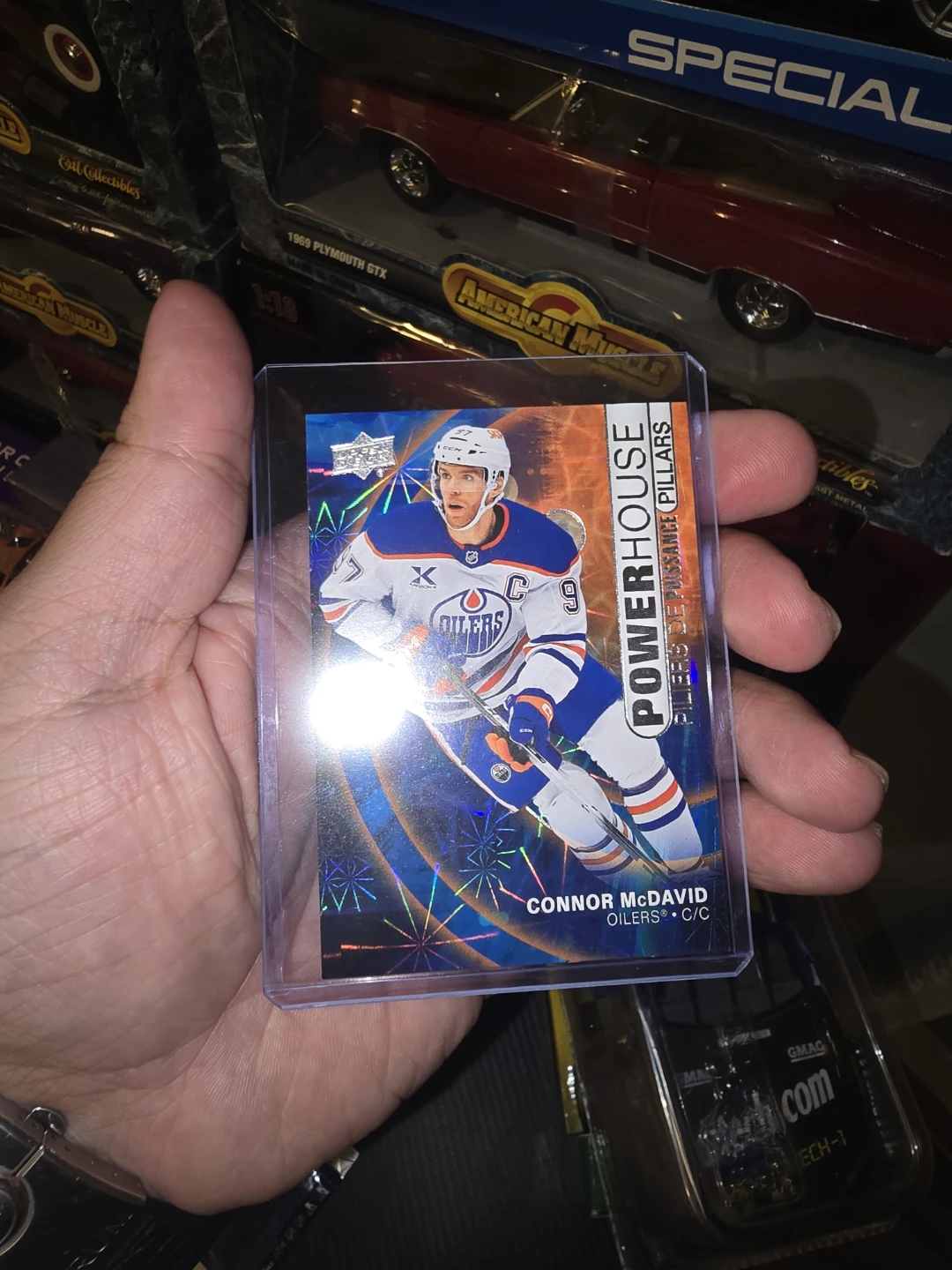 Connor McDavid Upper Deck Powerhouse Trading Card