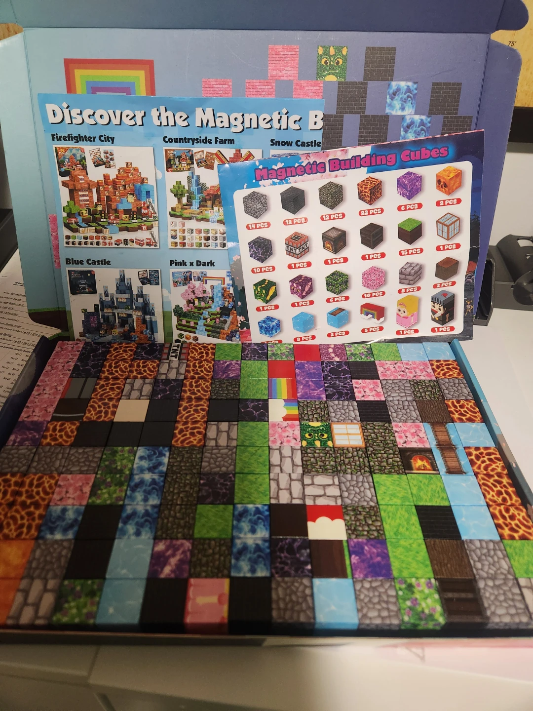 Magnetic Building Cubes 150 Pieces - photo 2