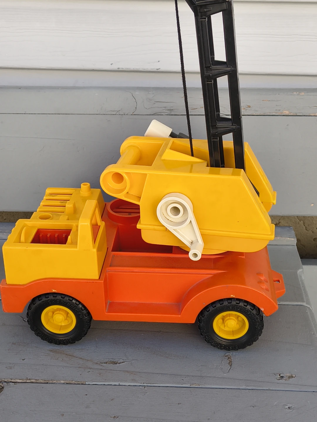 Vintage Fisher-Price Plastic Crane Truck - photo 2