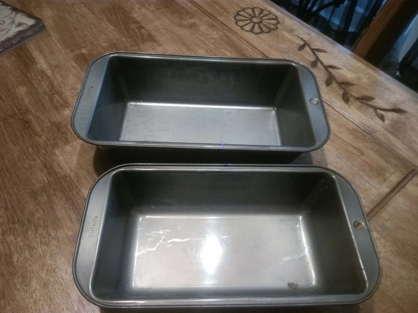 Two Metal Loaf Pans