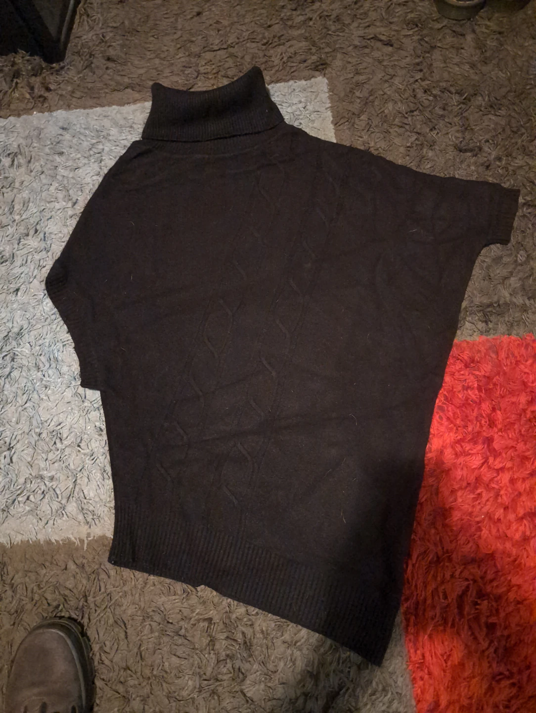 BCBGMAXAZRIA Black Turtleneck Sweater