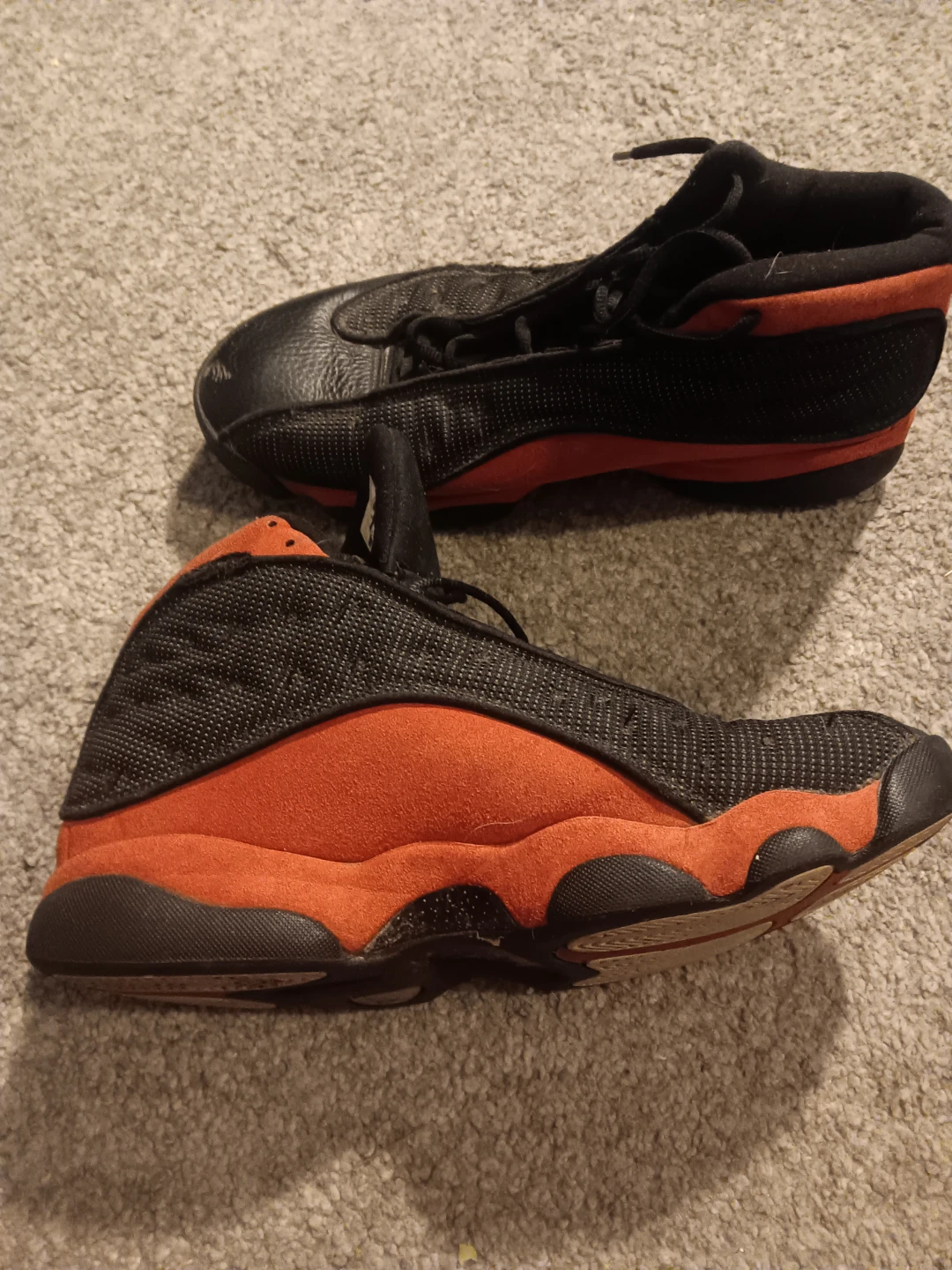 Jordan 13 Retro Black and Red Sneakers