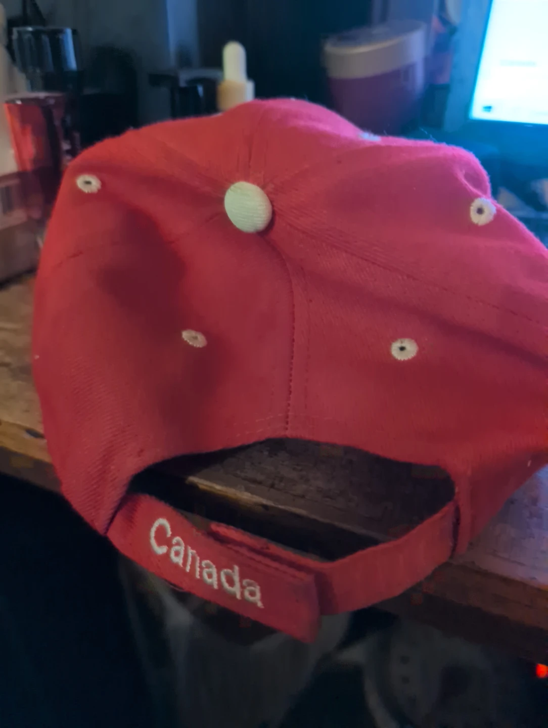 Red Canada Maple Leaf Baseball Cap - photo 2