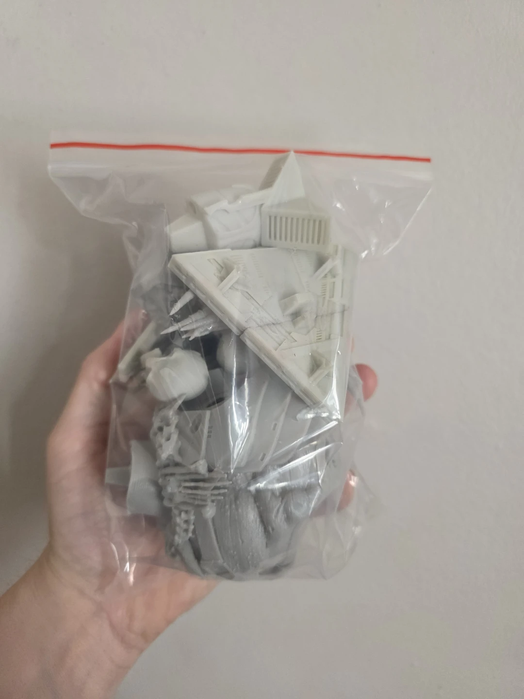 Unassembled Predator Bust 3D Printed Model Kit - photo 2