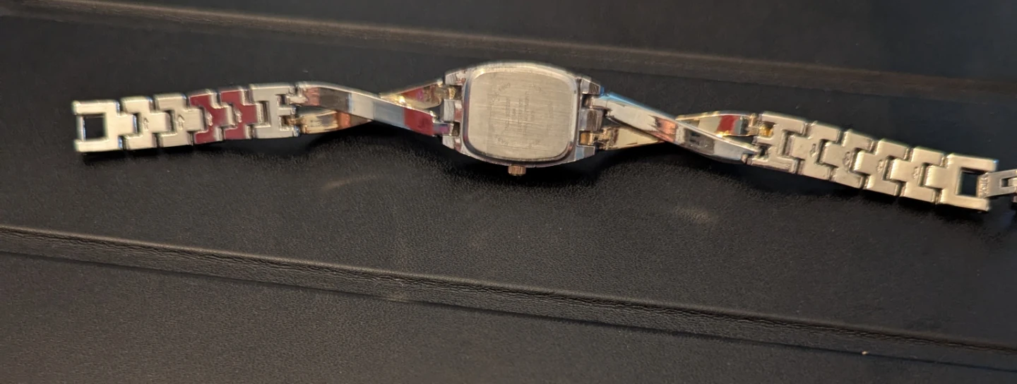 Women's Two-Tone Rhinestone Bracelet Watch - photo 2