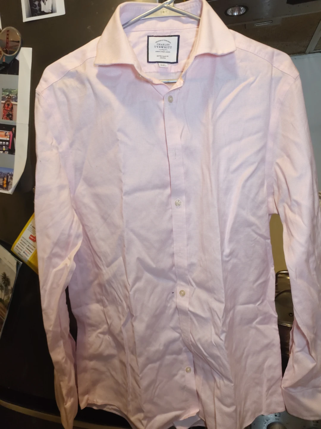 Charles Tyrwhitt Extra Slim Fit Pink Shirt - photo 2