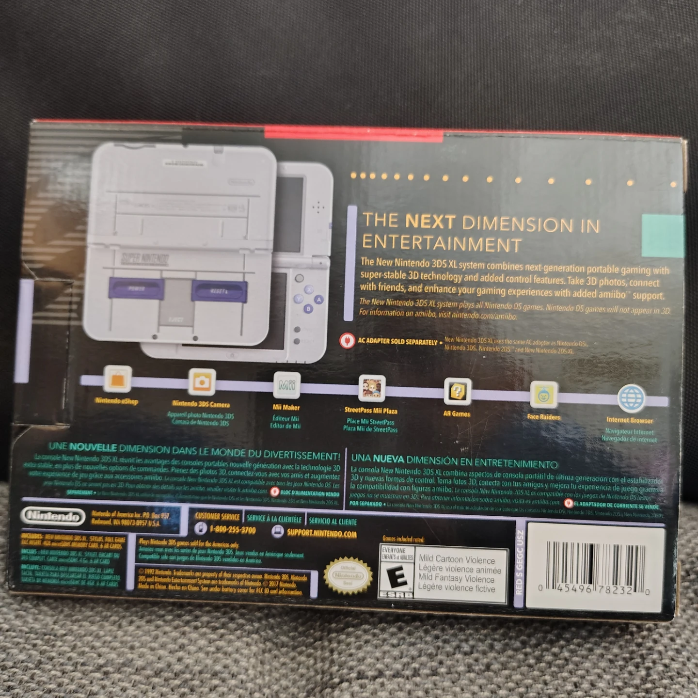 New Nintendo 3DS XL Super Nintendo Entertainment System Edition - photo 2