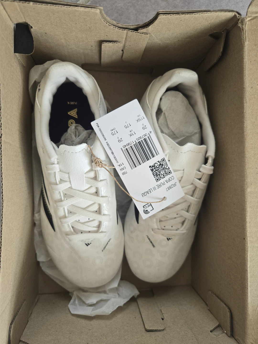 Adidas Copa Pure 3 League Soccer Cleats Size 11.5K - photo 4