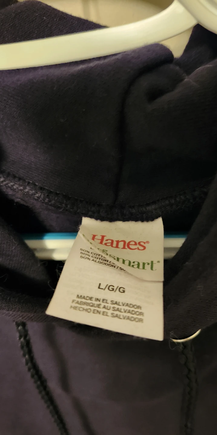 Hanes EcoSmart Black Hoodie - photo 3