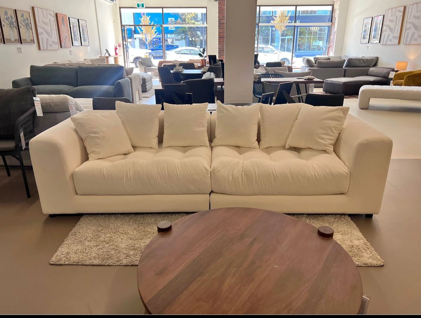 Sundays Cream Sofa
