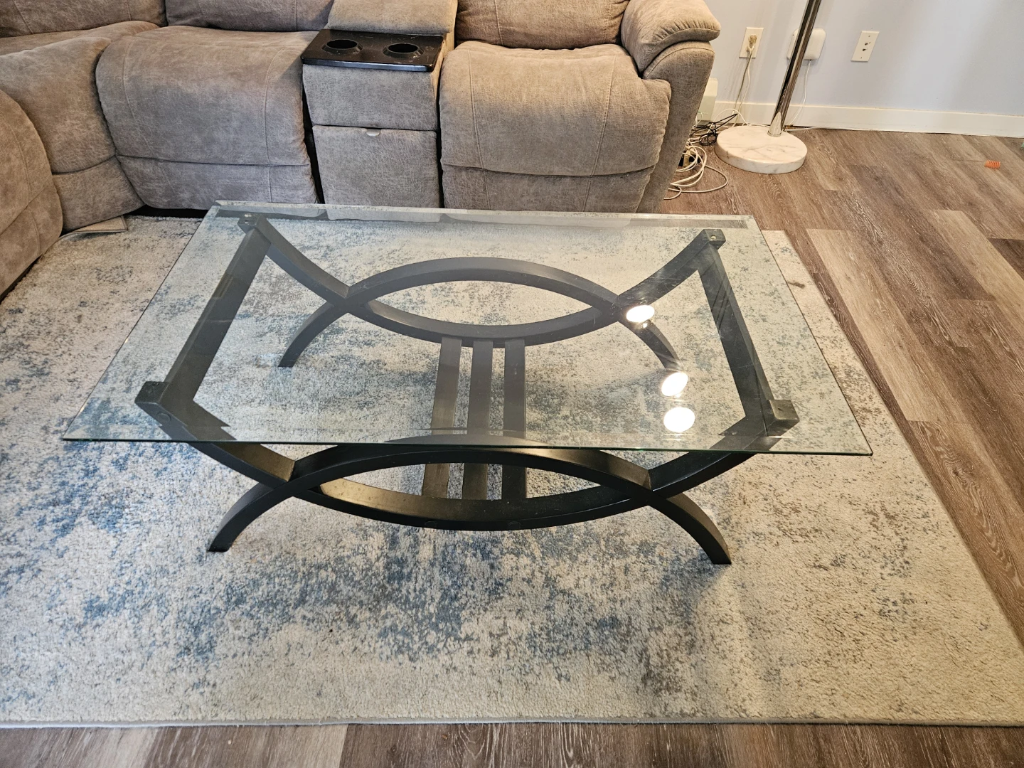 Modern Glass Coffee Table - photo 2