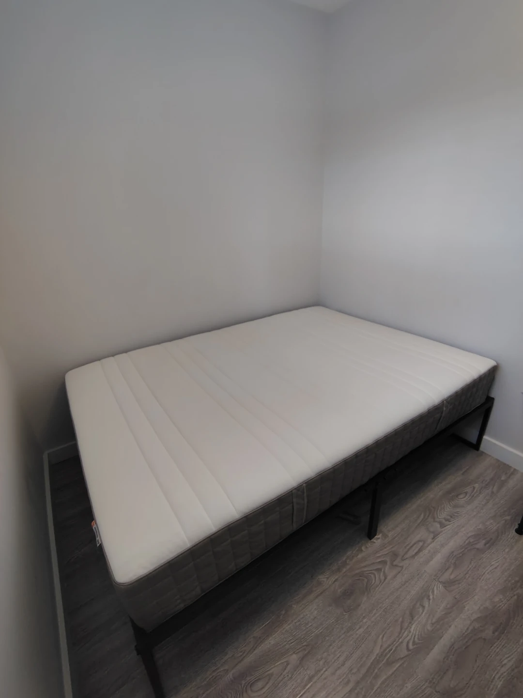 IKEA Haugesund Mattress with Metal Frame