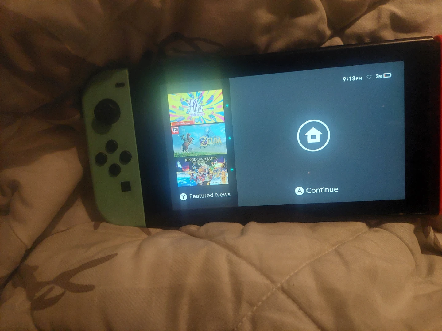 Nintendo Switch console with neon Joy‑Con pair - photo 3