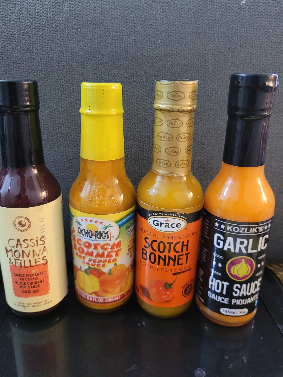 Assorted Hot Sauce Bottles $5 per bottle
