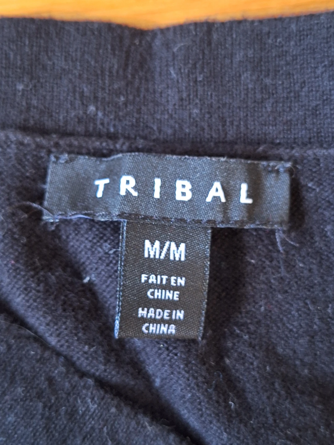 Tribal Black V-Neck Sweater - photo 3
