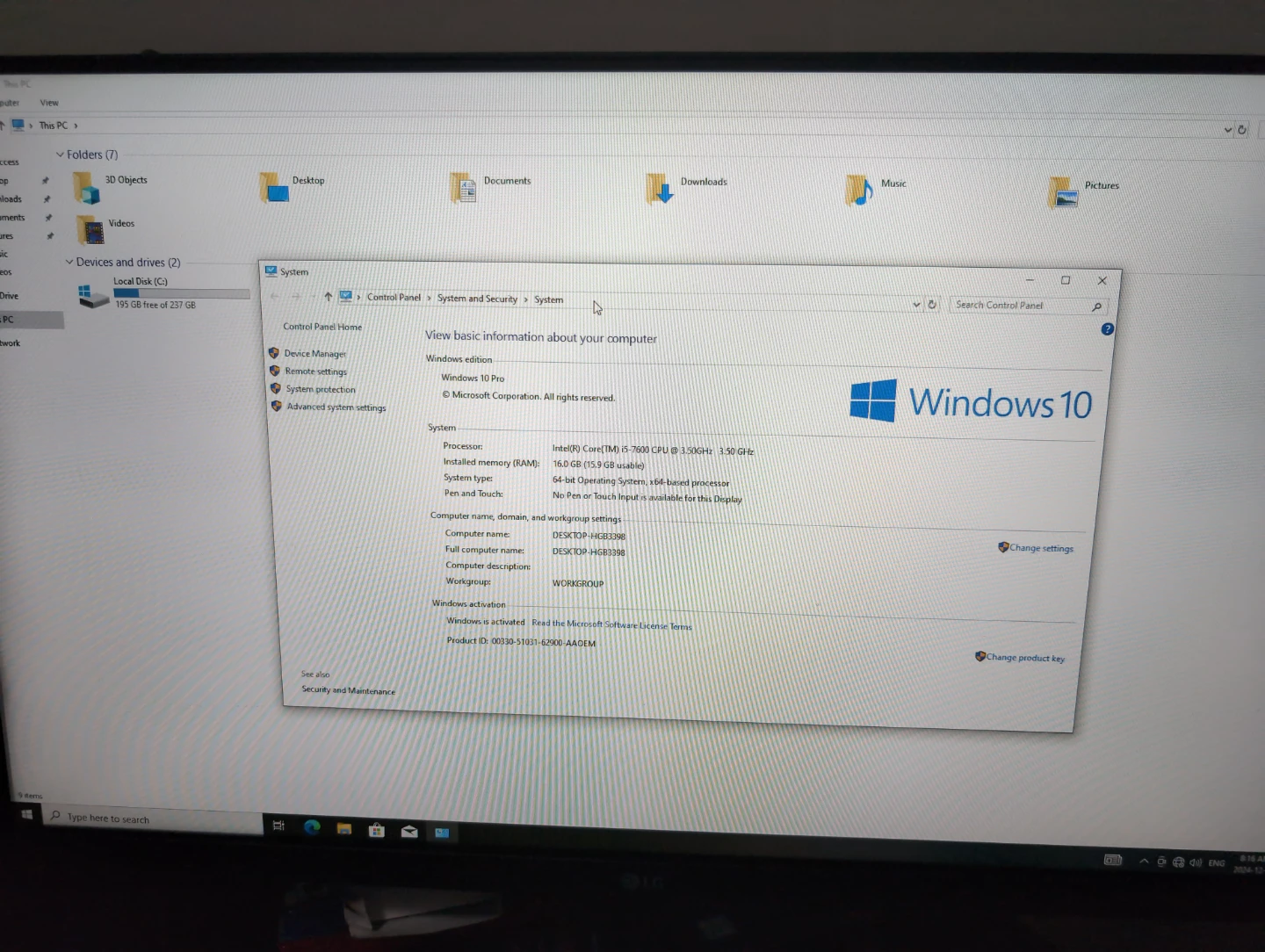 Dell Optiplex 5050 mid tower PC - photo 3