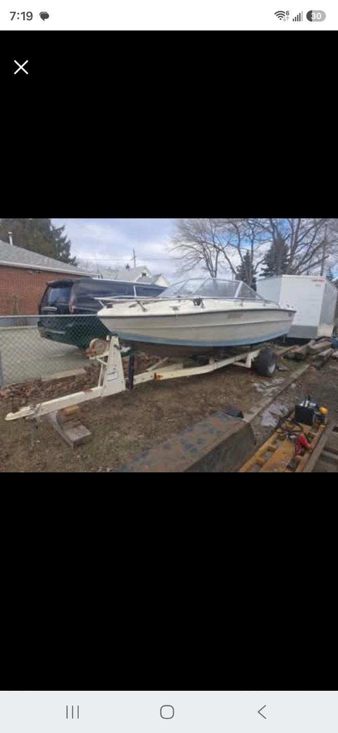 Tempest Boat with Trailer