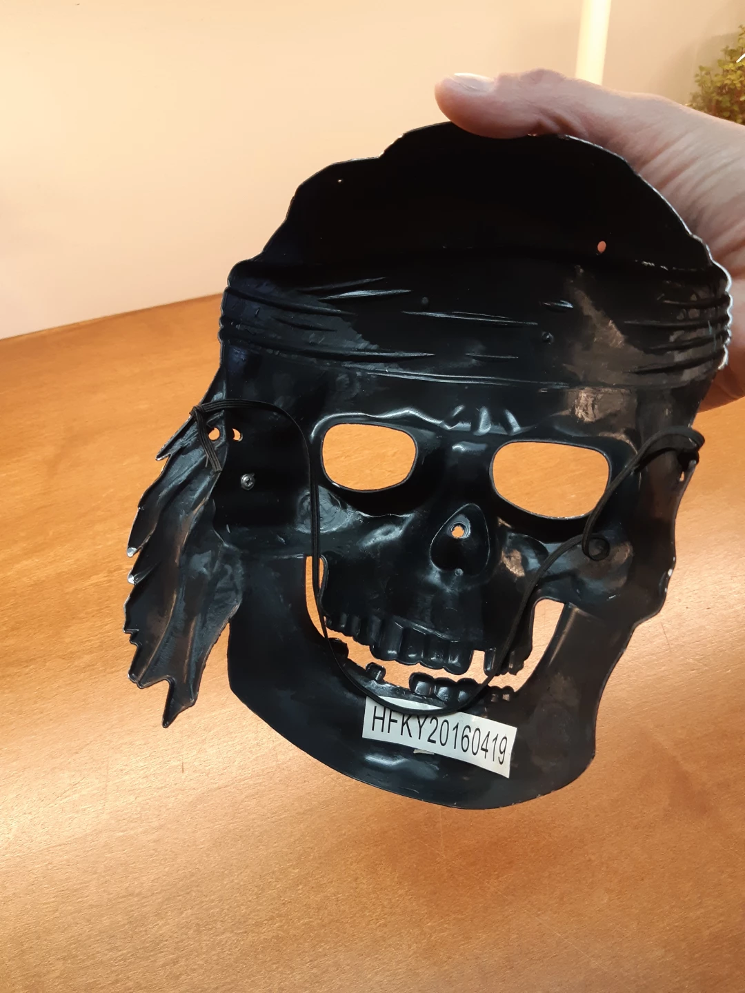 Skeleton Pirate Halloween mask - photo 4