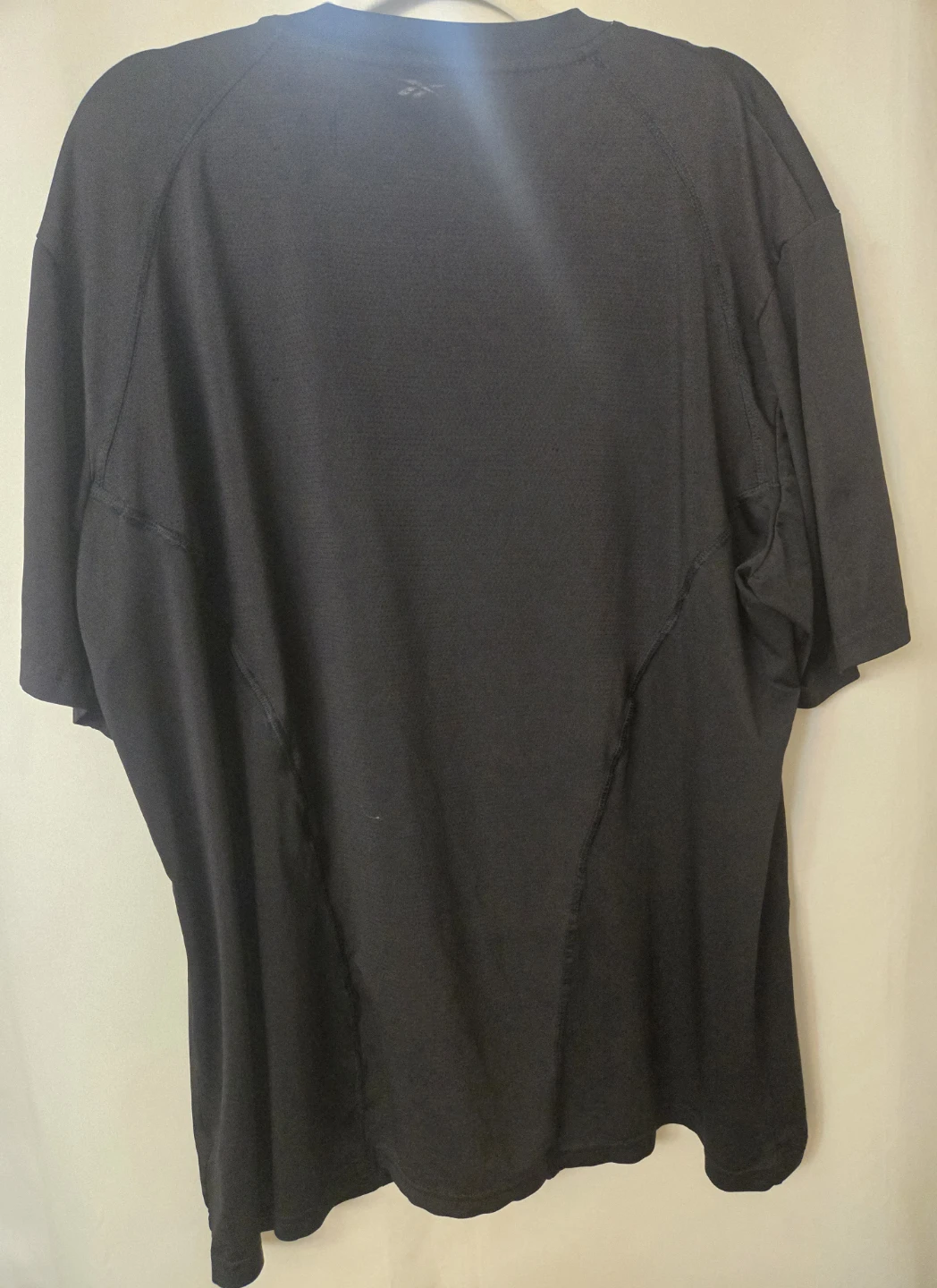 Men's 3X black Reebok crew neck athletic t-shirt. - photo 2