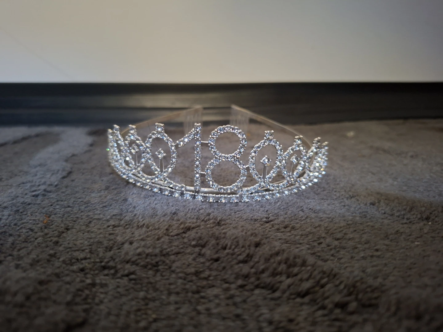 18th Birthday Tiara Crown Rhinestone - photo 2