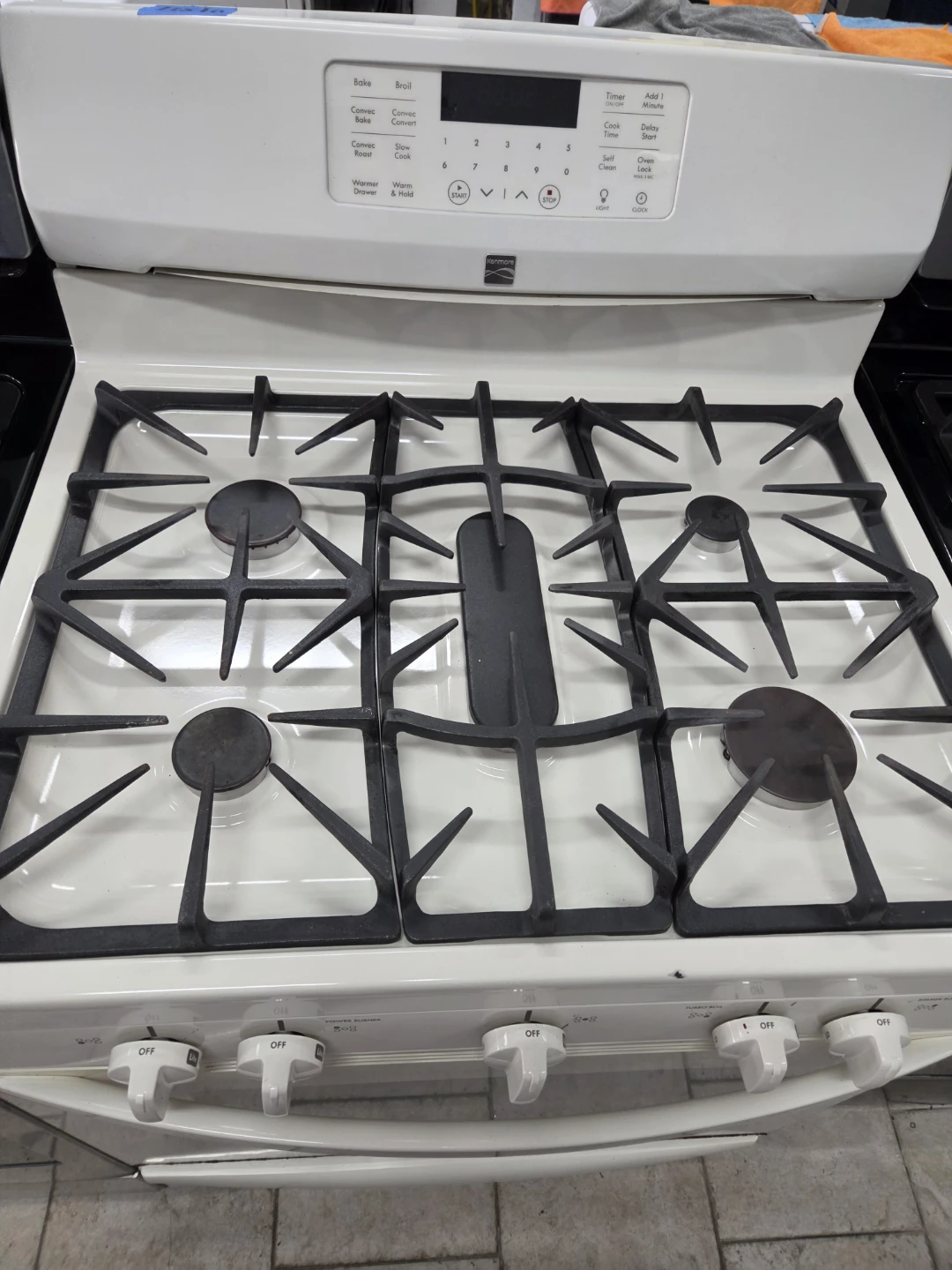 Kenmore Cream  Gas Range Stove - photo 2