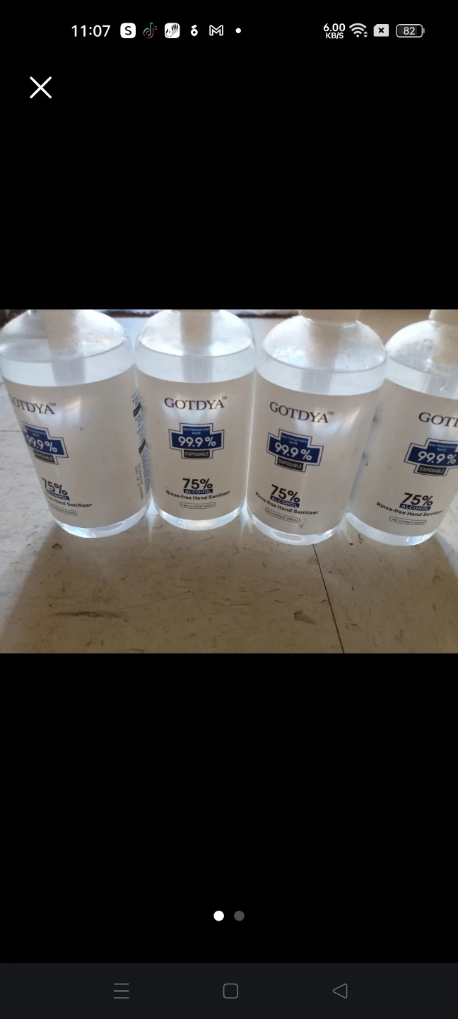 4 Bottles of Gotdya Hand Sanitizer - photo 2