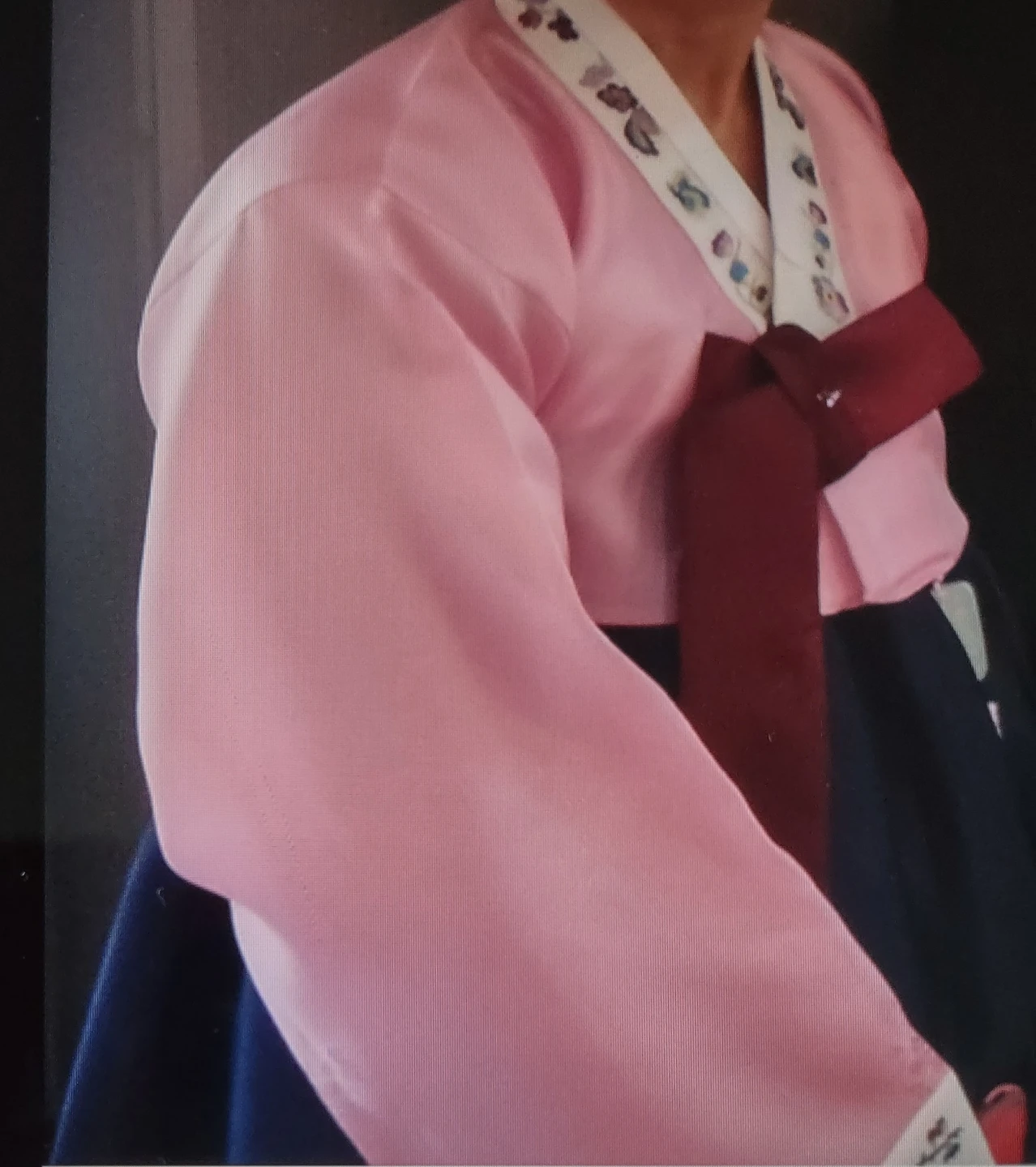 Traditional Pink and Navy Hanbok