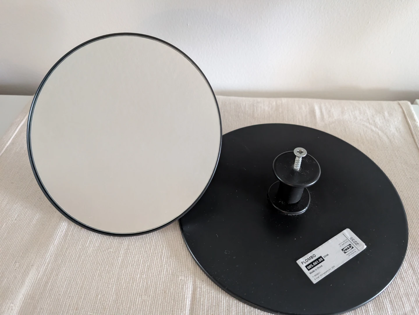 Two IKEA PLOMBO Black Mirrors - photo 2
