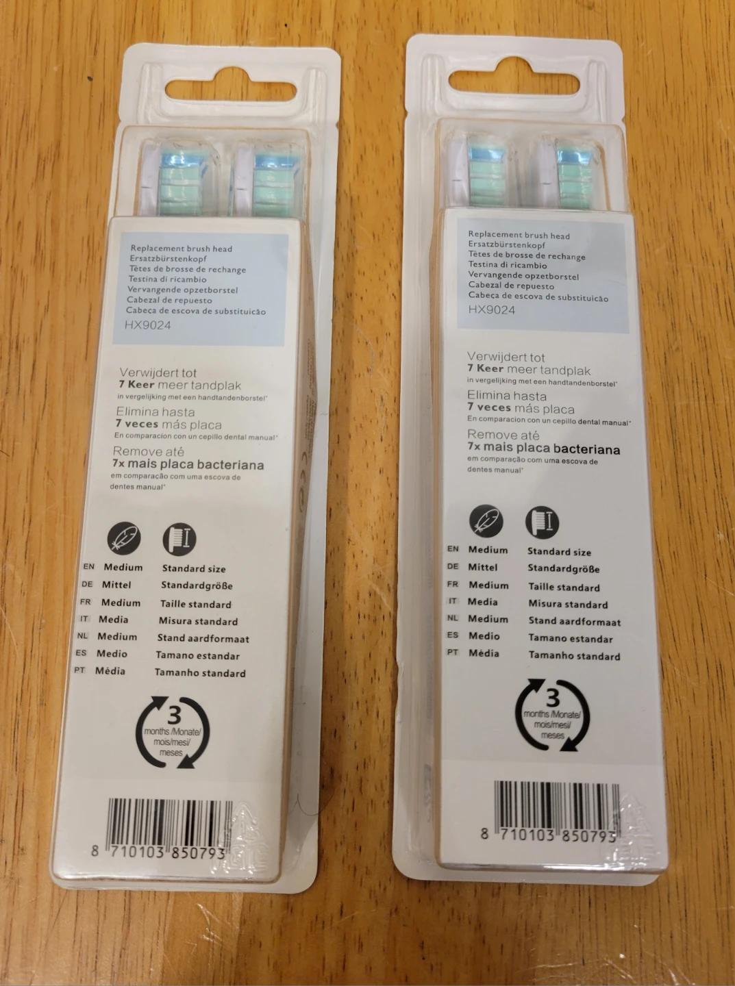 8 pcs / C2 Optimal Plaque Toothbrush Head Philips Sonicare - photo 2