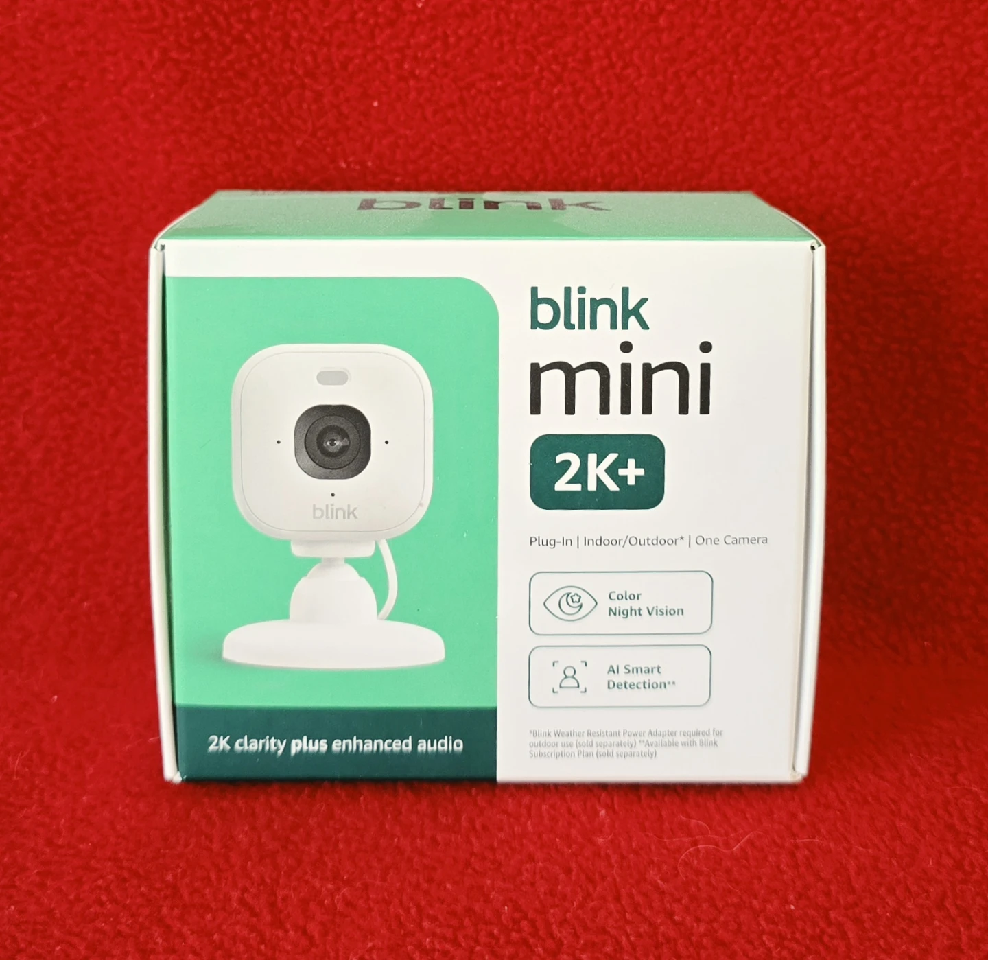 Blink Mini 2K+ Indoor/Outdoor Security Camera - NEW!