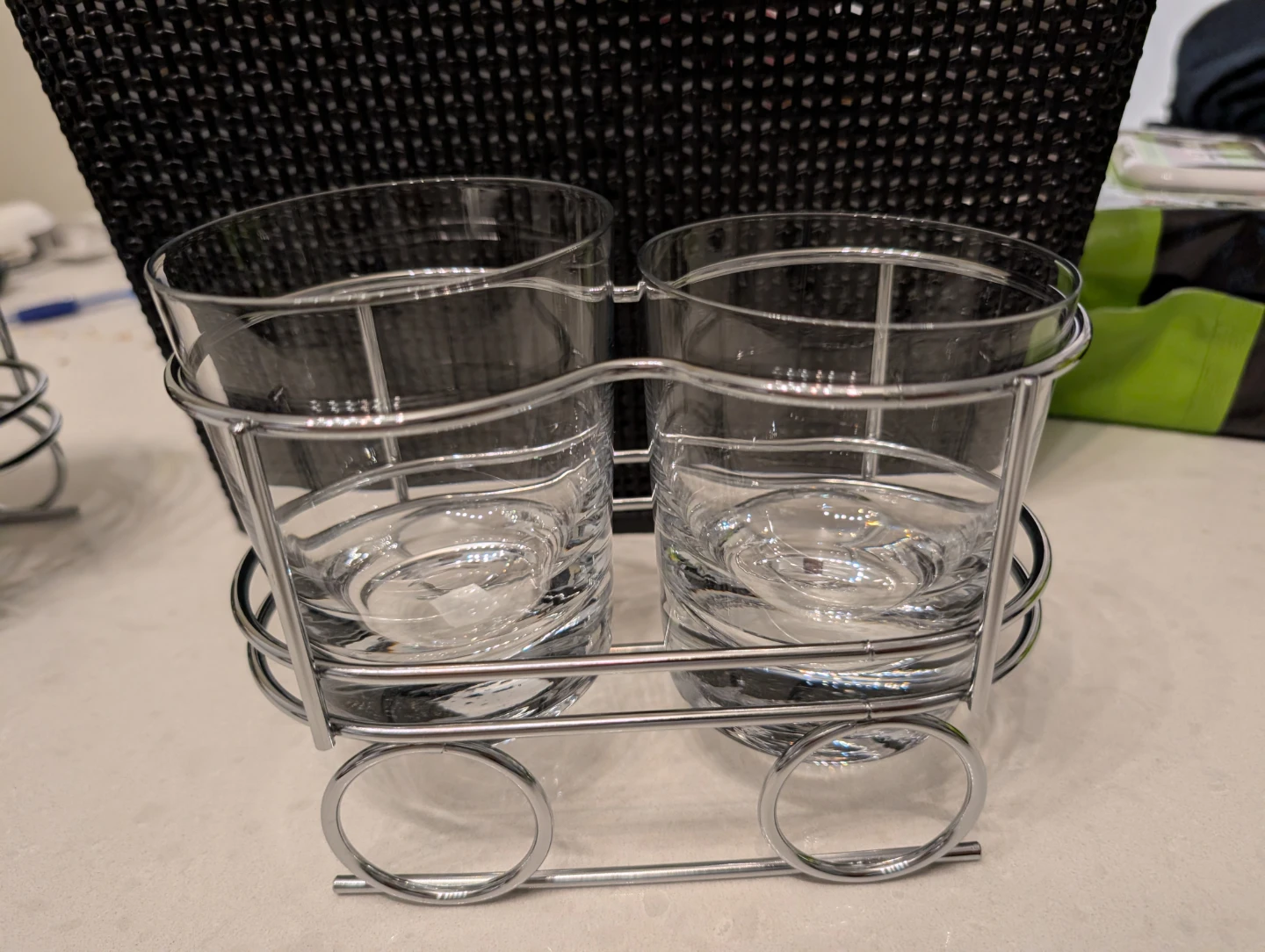 Vintage Metal Train Bar Serving Set - photo 3