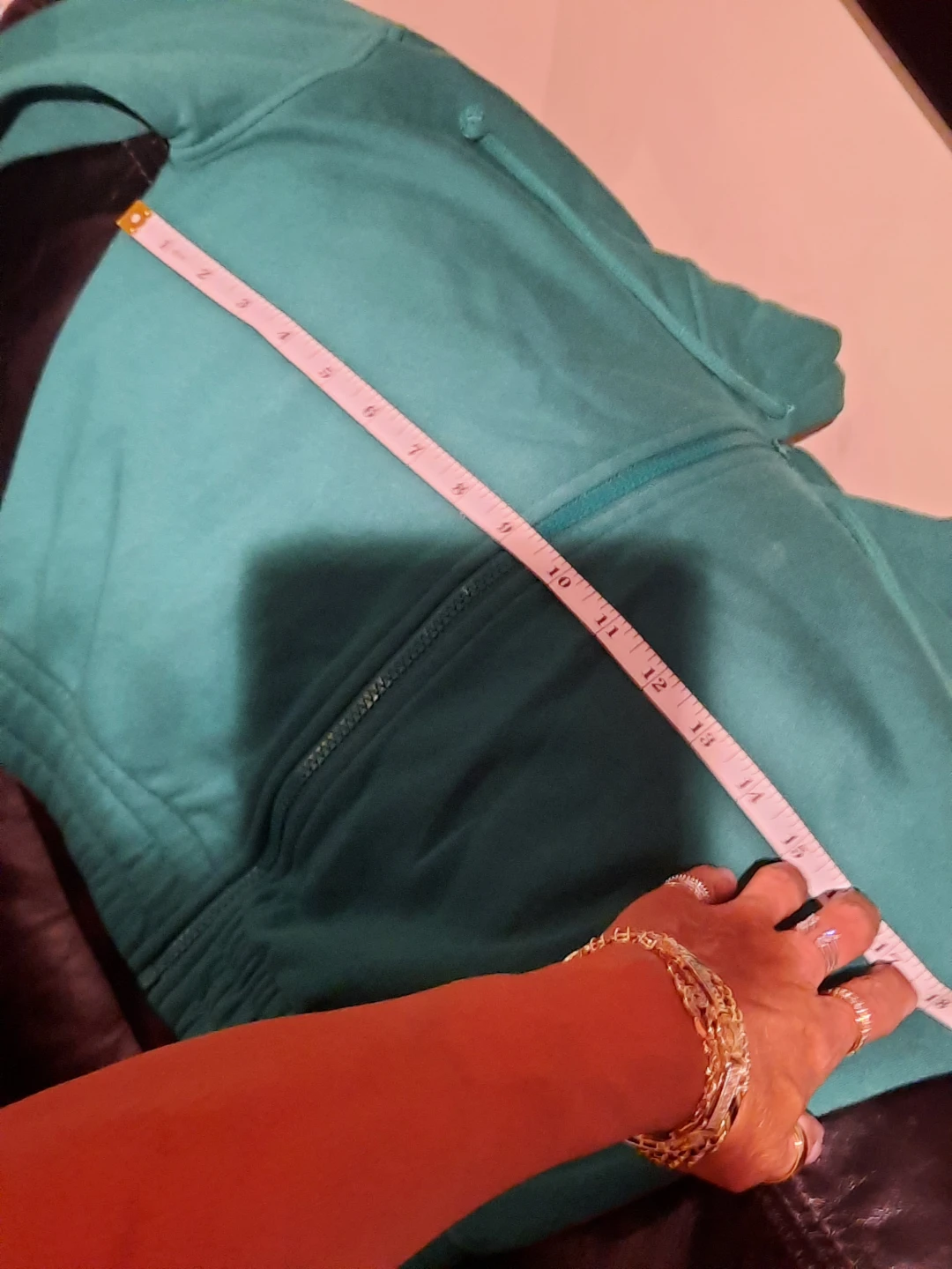 Nobo Teal Crop Zip-Up Hoodie - Size S/P - photo 5