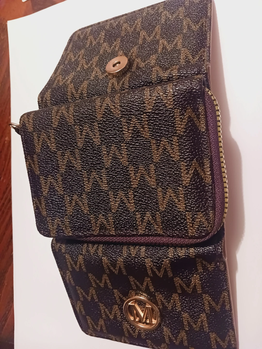 New !! M Monogram Tri-fold Wallet - photo 5