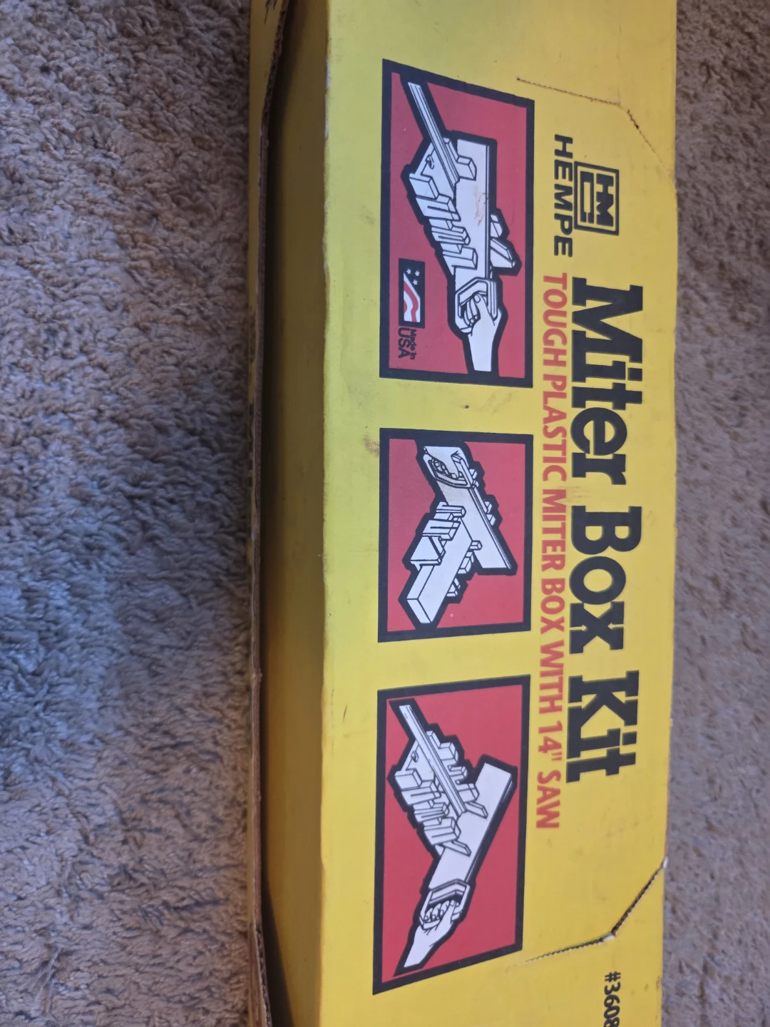 MITER BOX with SAW