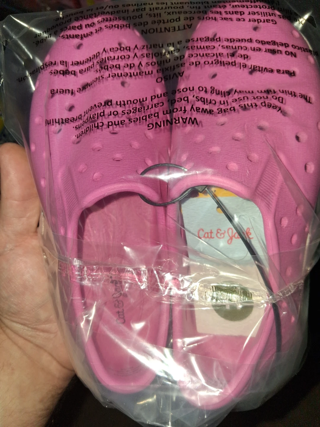 Cat & Jack Pink Slip-on Shoes Size 11