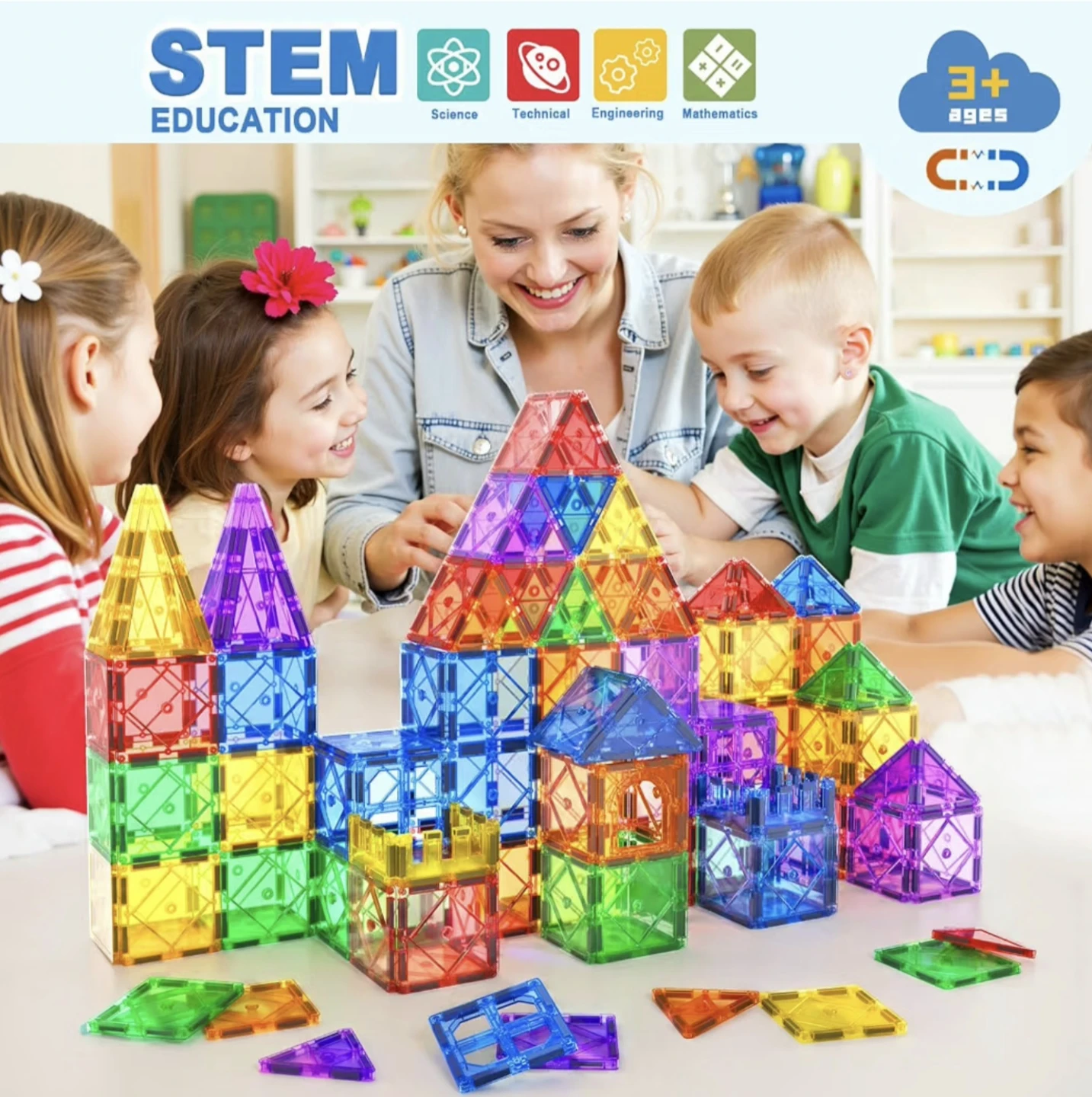 Magnetic Tiles Building Blocks - photo 2