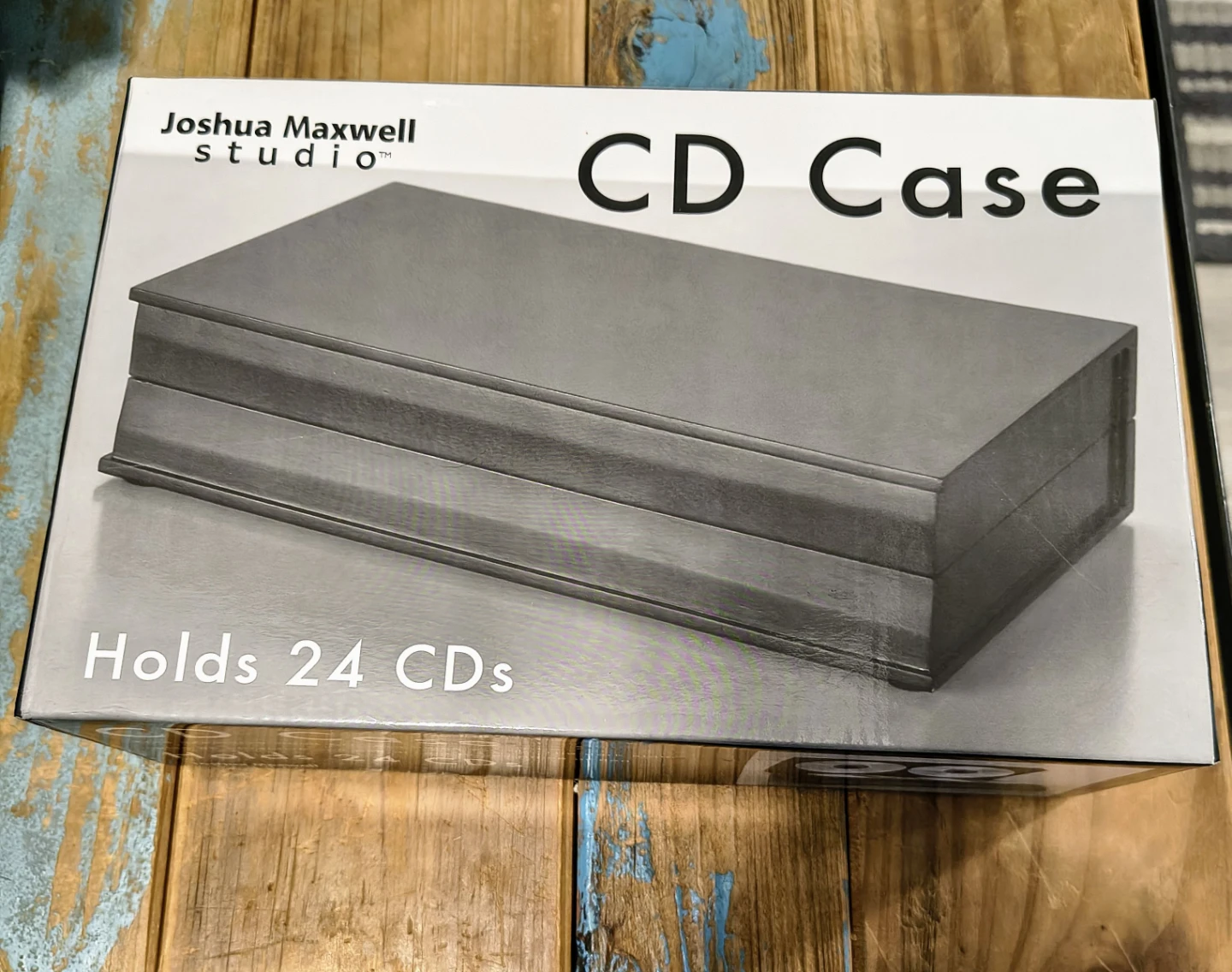 Joshua Maxwell Studio Wood CD Case (Hold 24 CDs)
