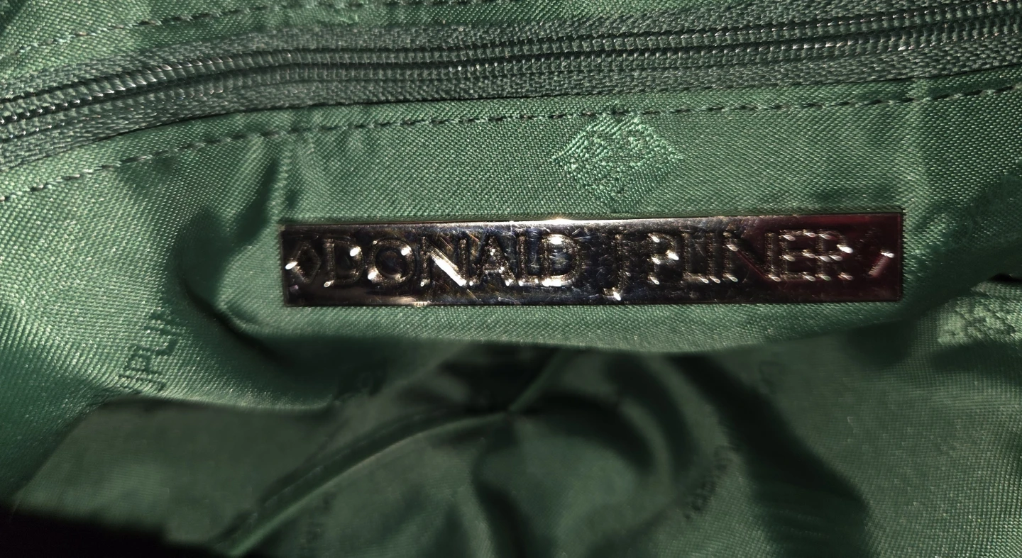 Donald J Pliner black leather handbag - photo 2