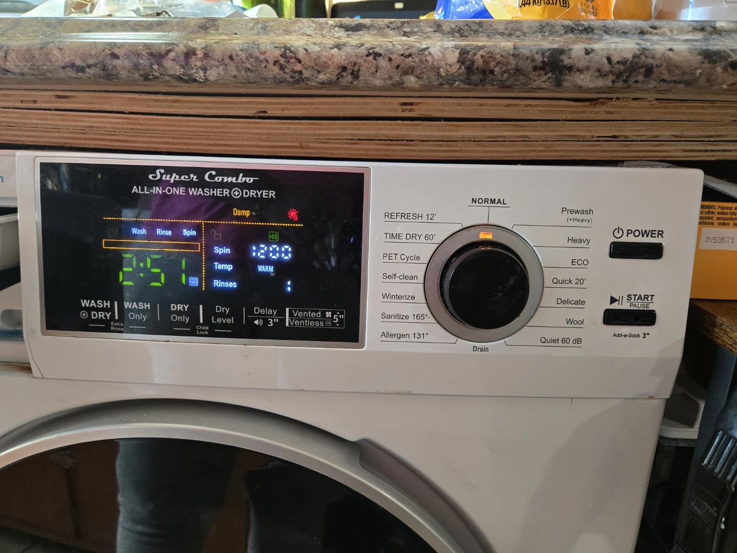 Equator Super Combo All-in-One Washer and Dryer - photo 2