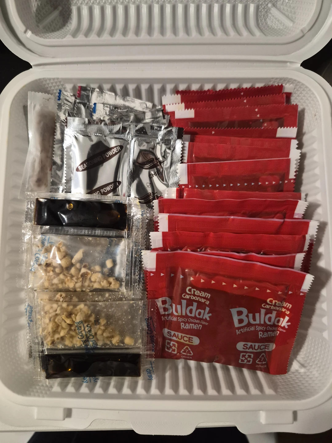 Assorted Ramen Sauce and Seasoning Packets