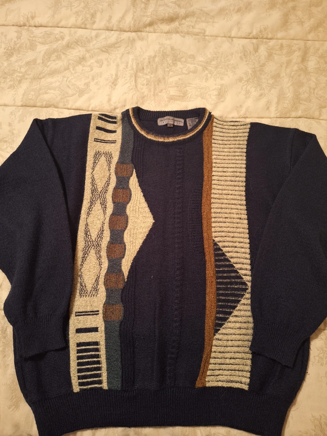 Leo Chevalier Design patterned sweater