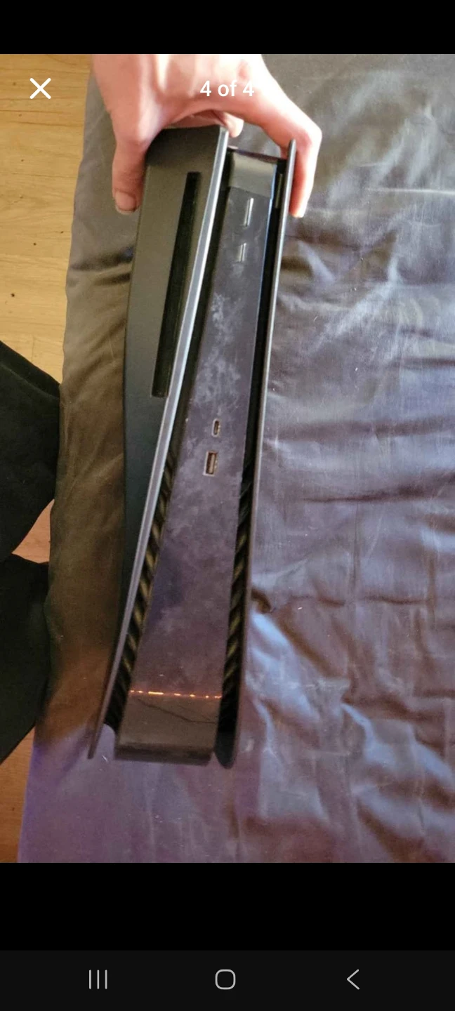 PlayStation 5 Disc Console with broken HDMI port