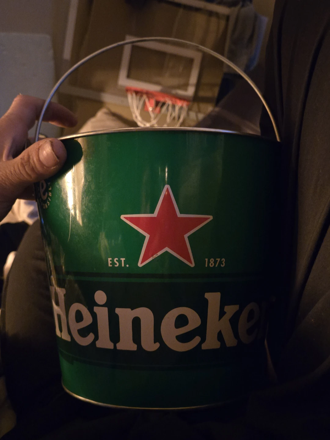 Heineken Metal Beer Bucket