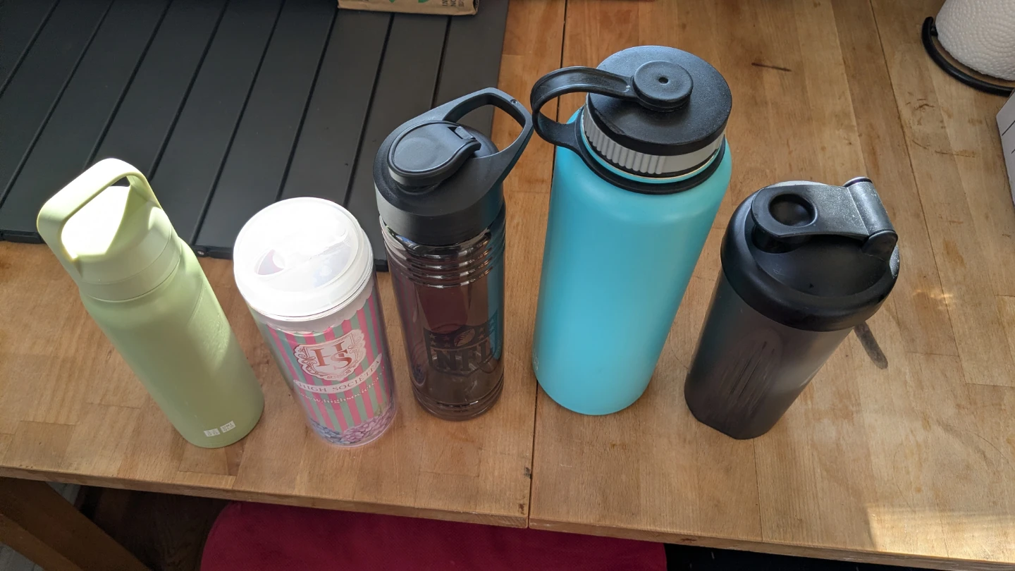 Various bottles