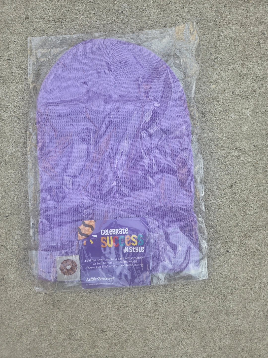 Little Brownie Bakers Purple Beanie