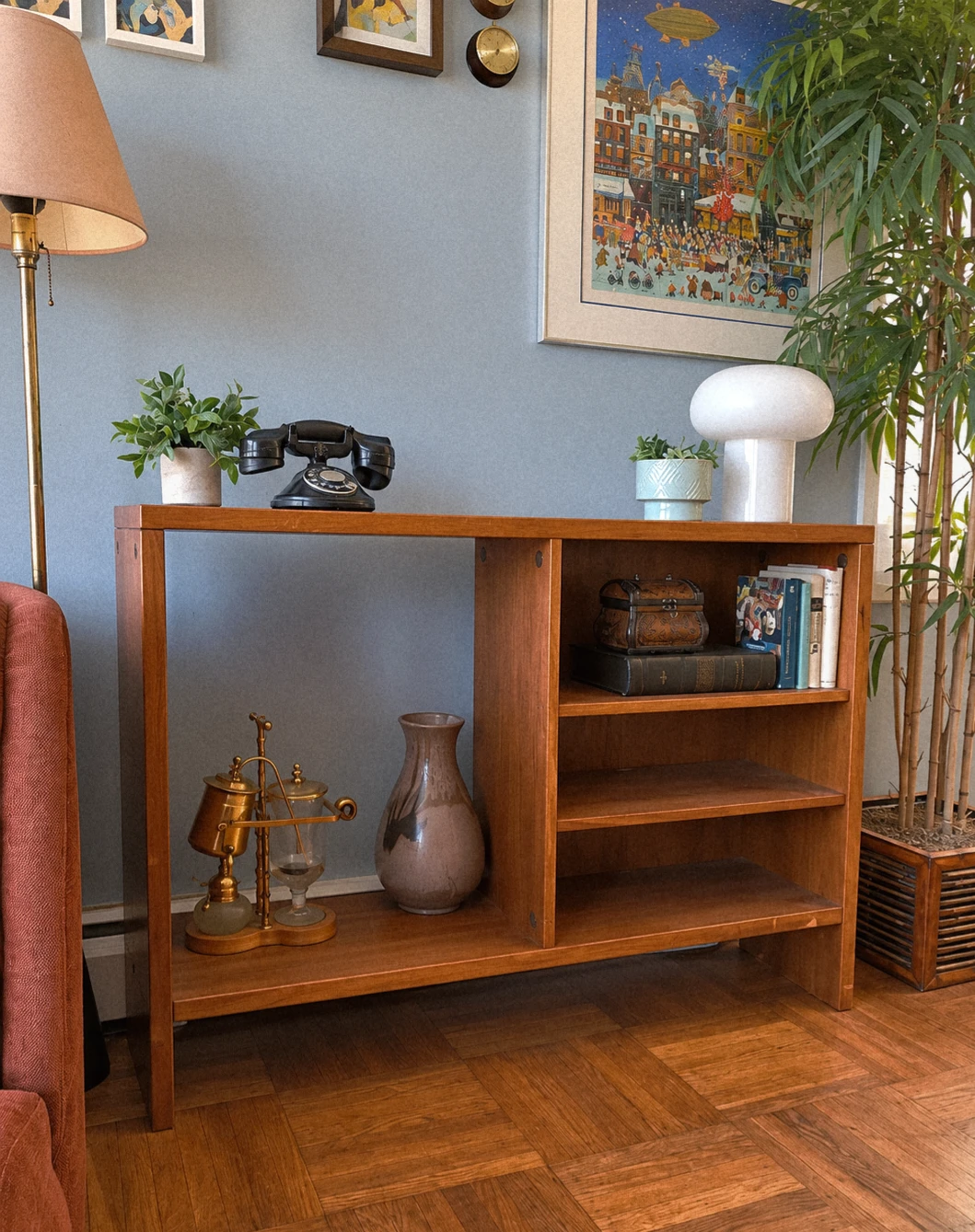 MCM Teak Ultra Slim Modular Bookcase - photo 2