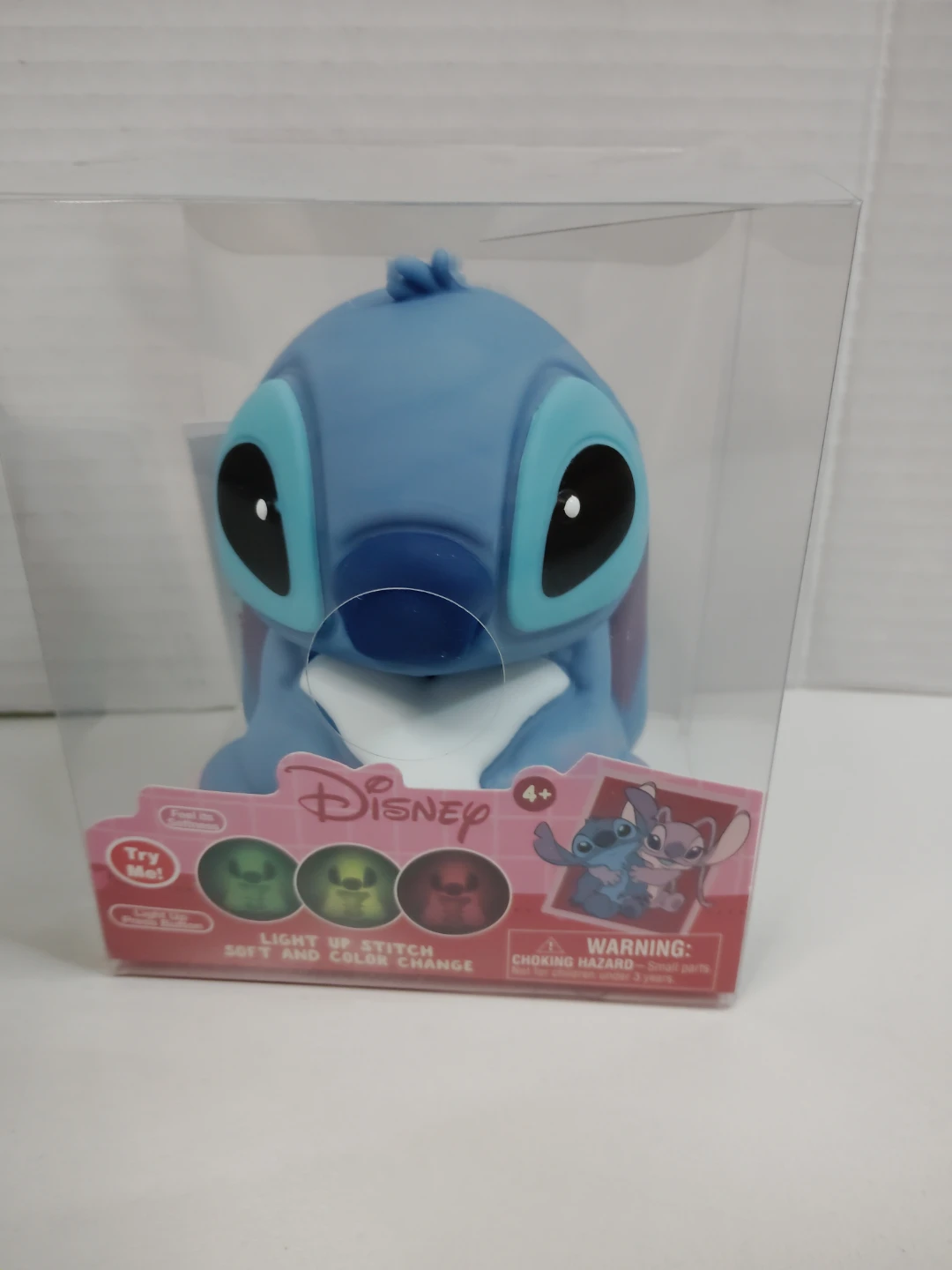 Disney Light Up Stitch Soft Color Changing Figure