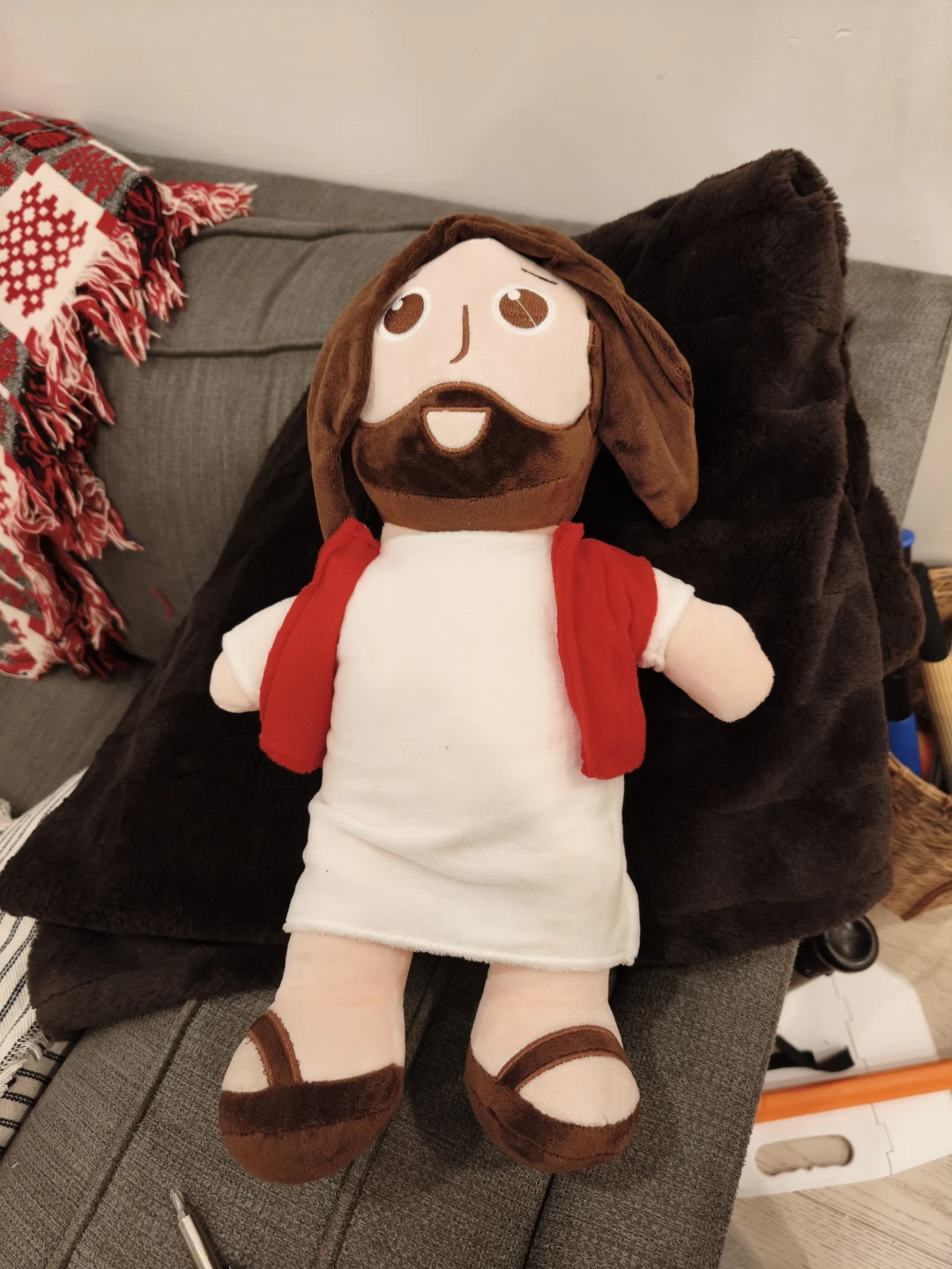 Talking Jesus plush toy